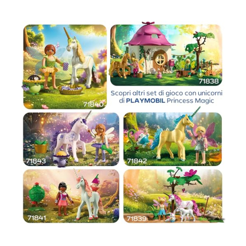 Playmobil Fantasy & Magic – Gita delle Fate con Unicorni 72067