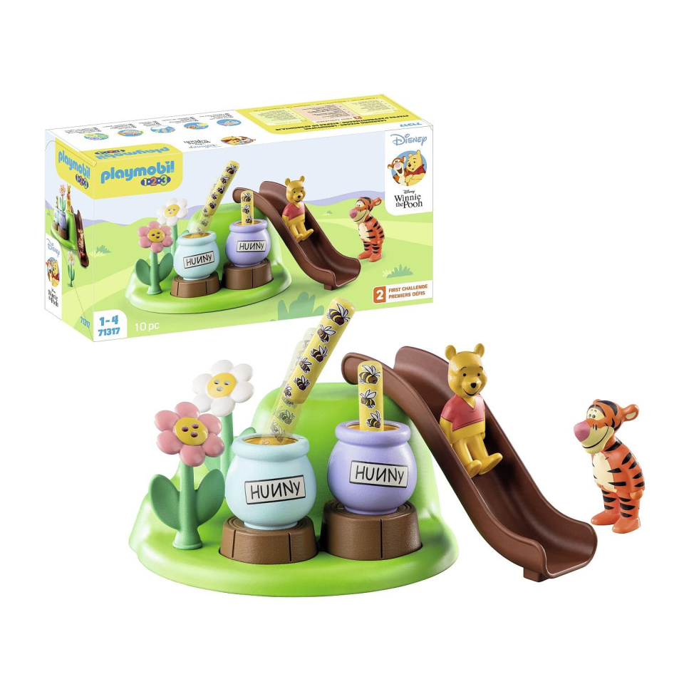 Playmobil 1.2.3 Giardino delle Api con Winnie e Tigro