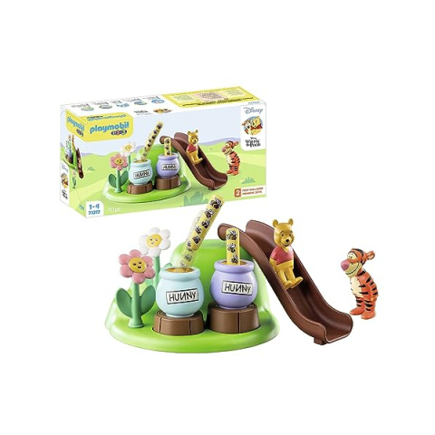 Playmobil 1.2.3 Giardino delle Api con Winnie e Tigro