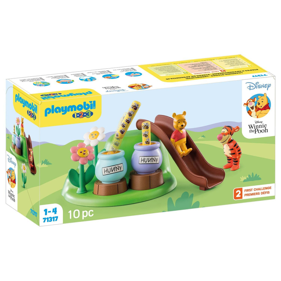 Playmobil 1.2.3 Giardino delle Api con Winnie e Tigro