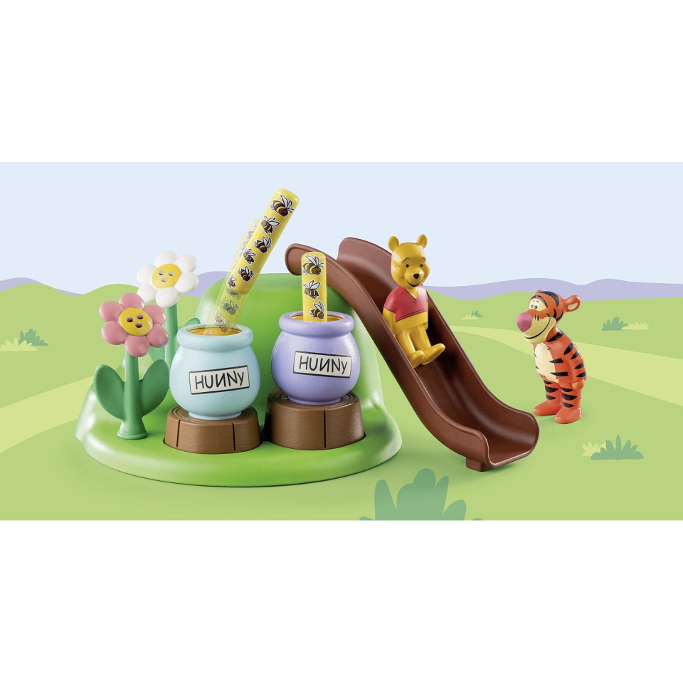 Playmobil 1.2.3 Giardino delle Api con Winnie e Tigro