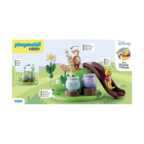 Playmobil 1.2.3 Giardino delle Api con Winnie e Tigro