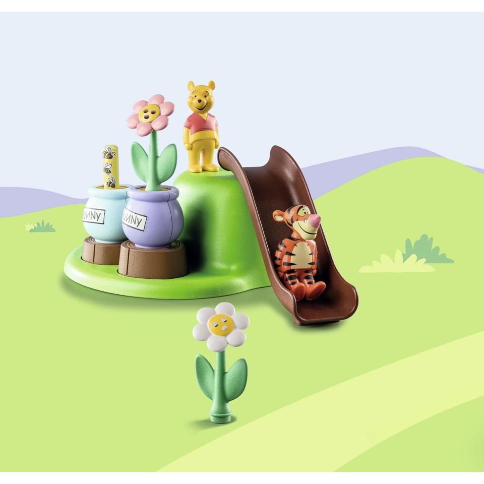 Playmobil 1.2.3 Giardino delle Api con Winnie e Tigro