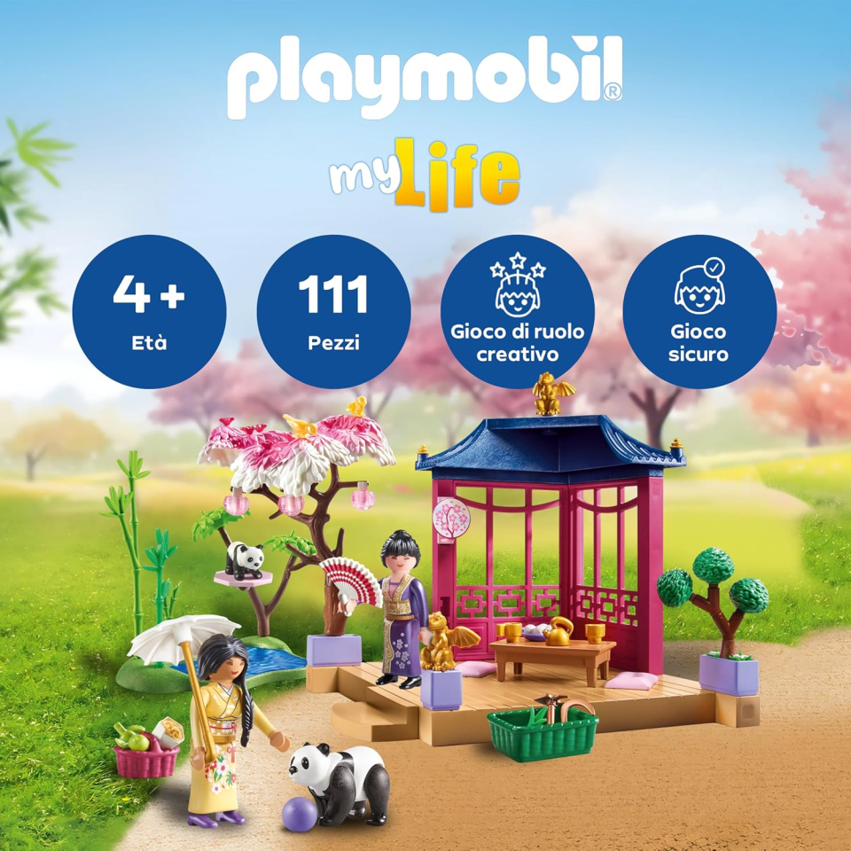 Playmobil Giardino Asiatico con Panda 71762