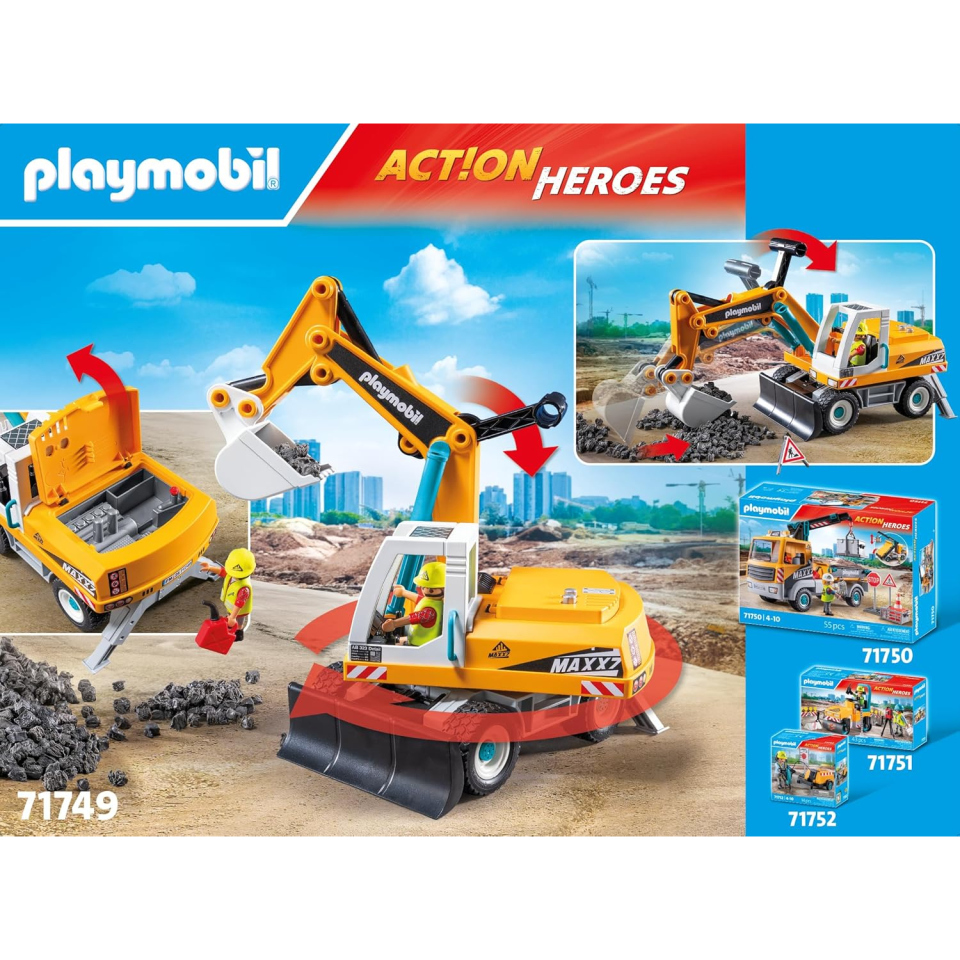 Playmobil Grande Escavatore Action Heroes 71749