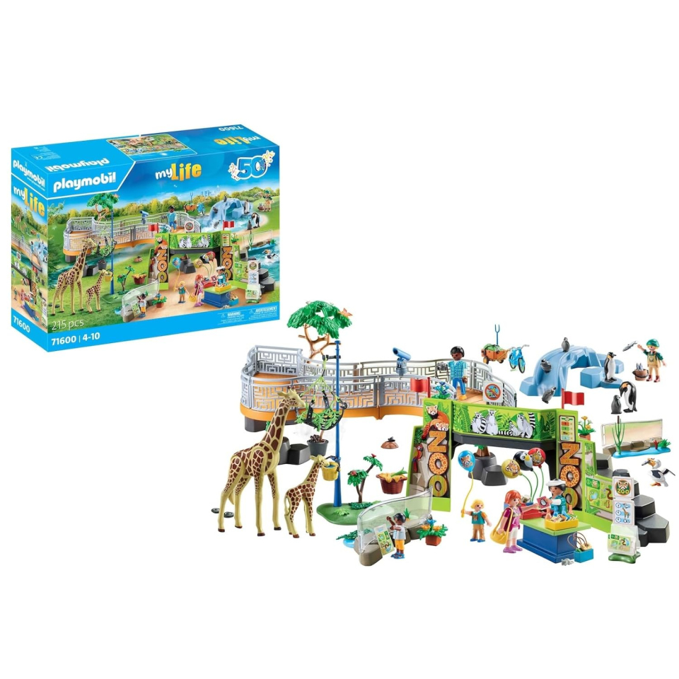 Playmobil Grande Zoo 71600 – Set con 16 Animali e Accessori