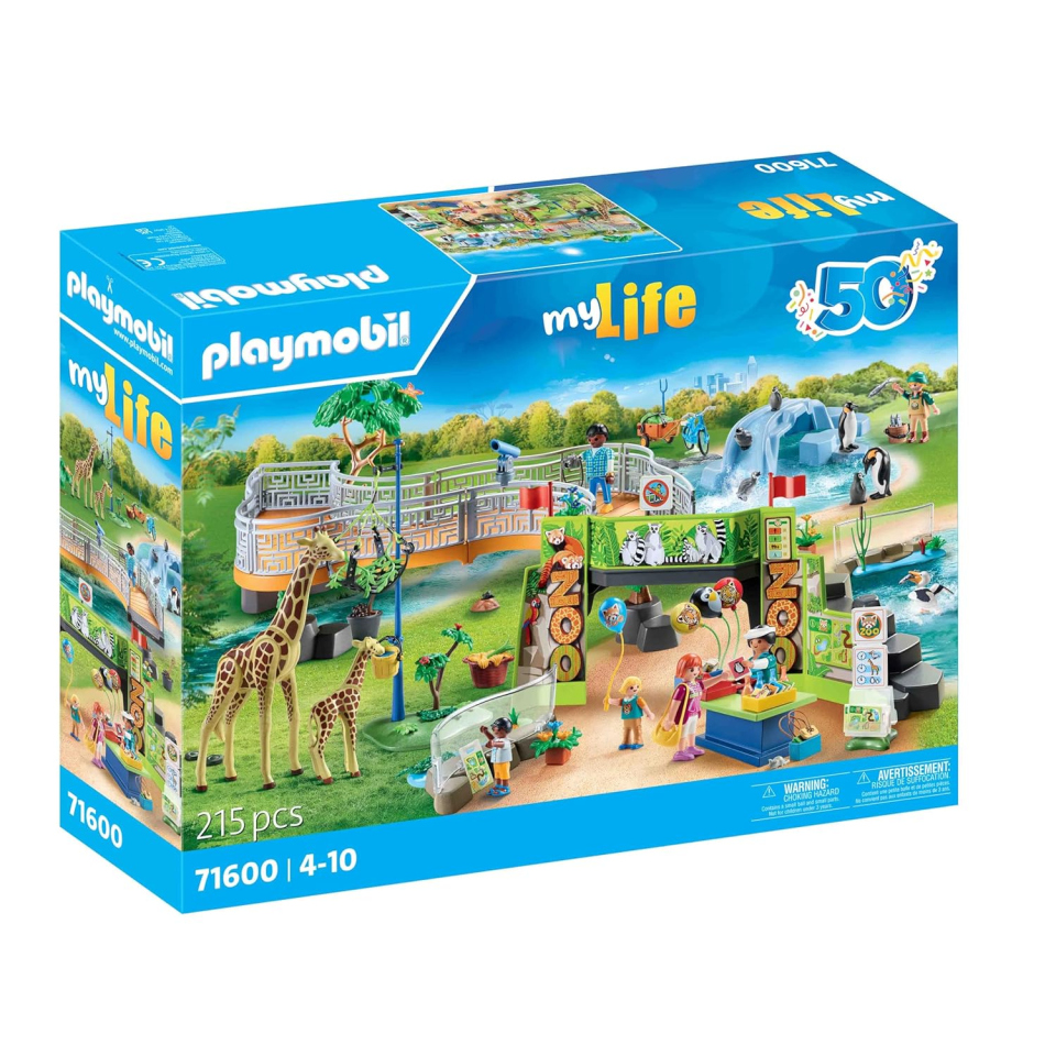 Playmobil Grande Zoo 71600 – Set con 16 Animali e Accessori