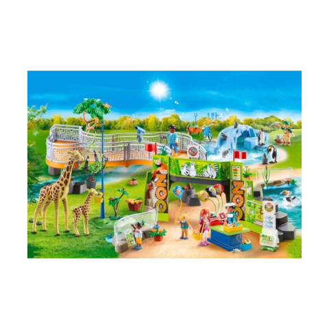 Playmobil Grande Zoo 71600 – Set con 16 Animali e Accessori