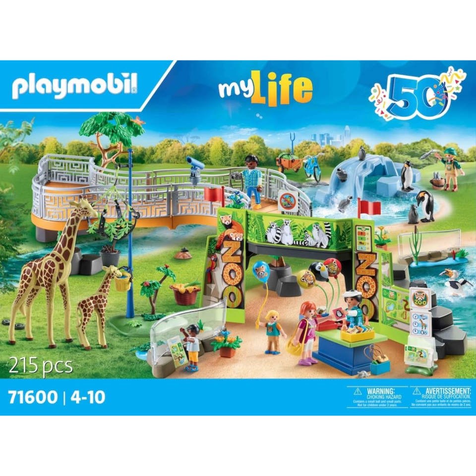 Playmobil Grande Zoo 71600 – Set con 16 Animali e Accessori