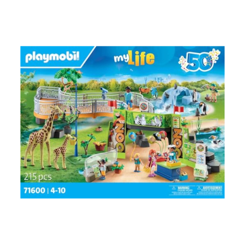 Playmobil Grande Zoo 71600 – Set con 16 Animali e Accessori