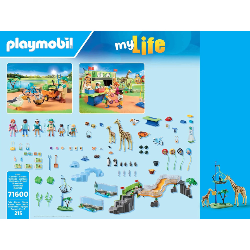 Playmobil Grande Zoo 71600 – Set con 16 Animali e Accessori