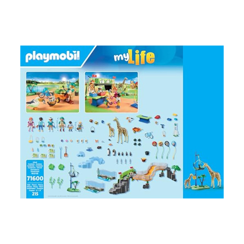 Playmobil Grande Zoo 71600 – Set con 16 Animali e Accessori