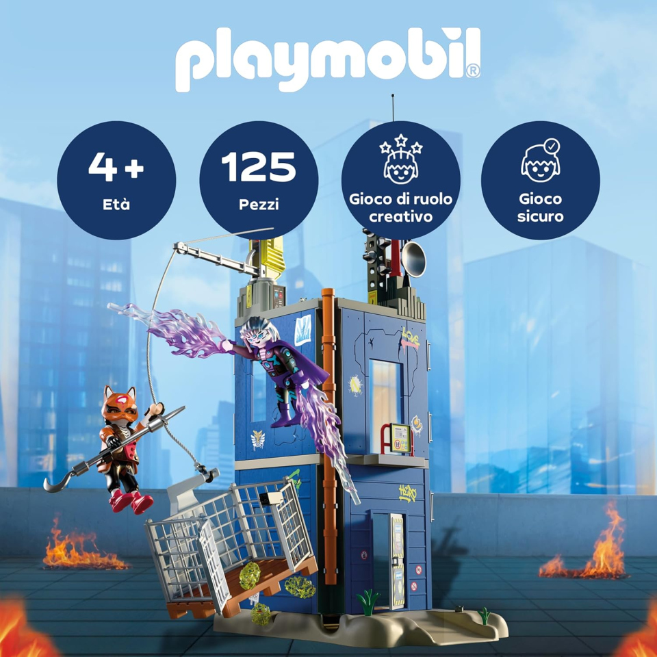 Playmobil Heroes – Duello alla Torre degli Eroi 72022