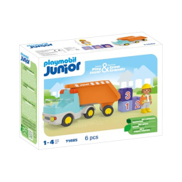 Playmobil Junior 1.2.3 Camion del Cantiere con Operaio