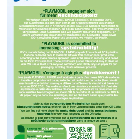 Playmobil Junior 1.2.3 Camion del Cantiere con Operaio