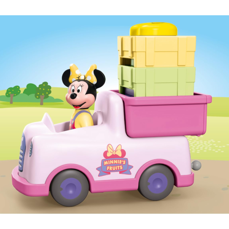 Playmobil Junior 1.2.3 – Trasportatore di Frutta di Minnie Mouse