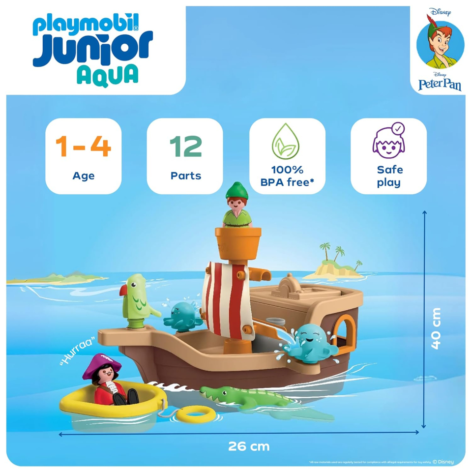 Playmobil Junior Disney – Nave Pirata di Peter Pan