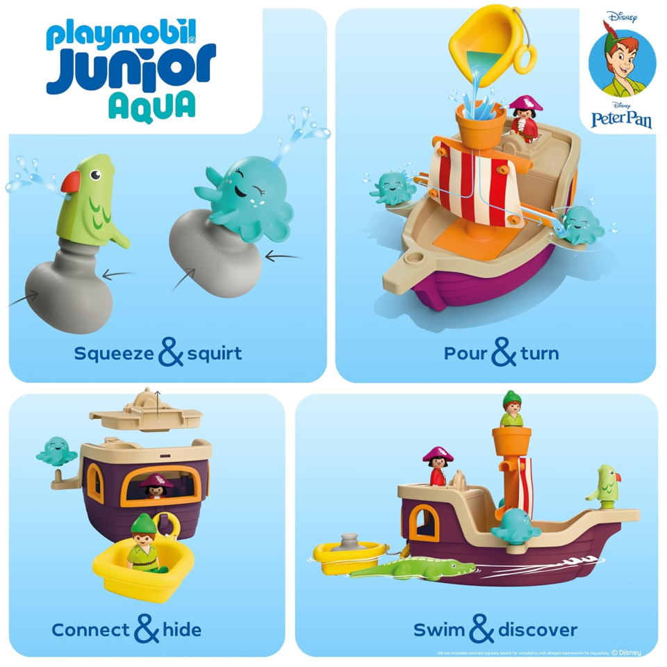 Playmobil Junior Disney – Nave Pirata di Peter Pan