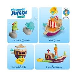 Playmobil Junior Disney – Nave Pirata di Peter Pan