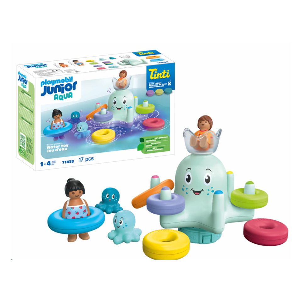 Playmobil Junior Aqua Polipo Colorato con Perle da Bagno Tinti