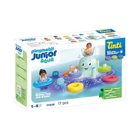Playmobil Junior Aqua Polipo Colorato con Perle da Bagno Tinti