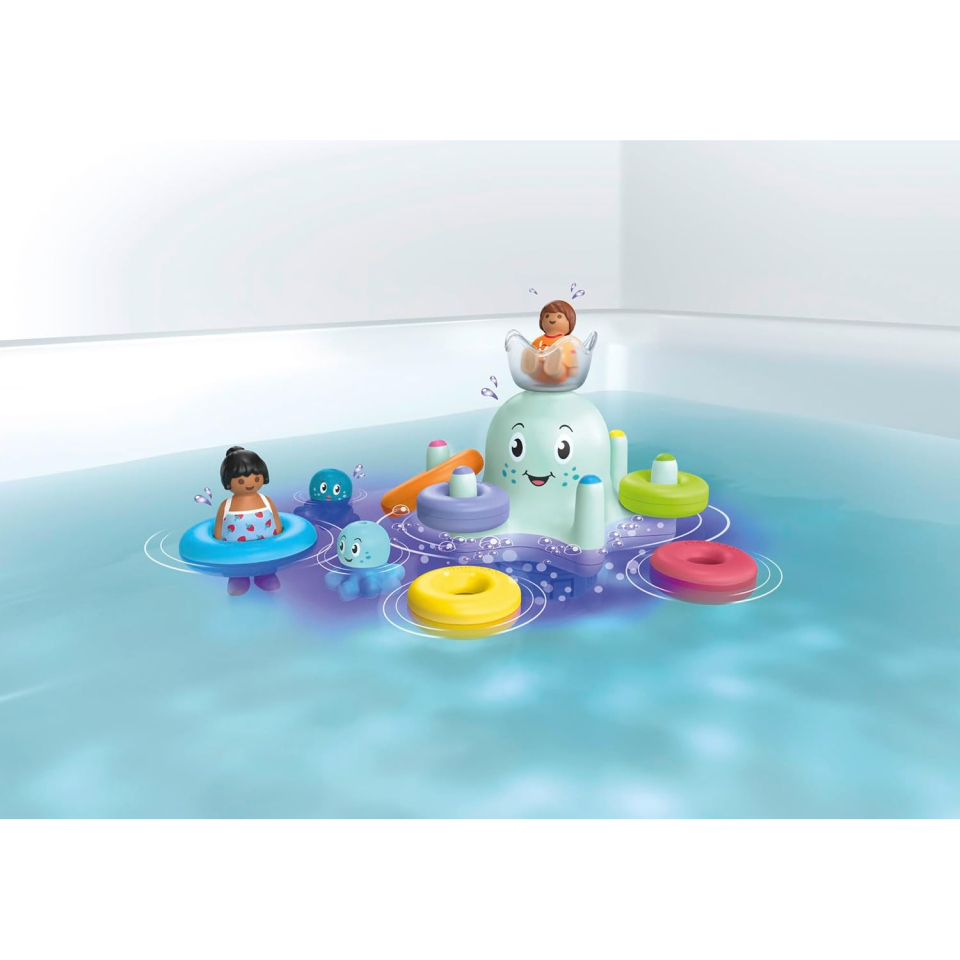 Playmobil Junior Aqua Polipo Colorato con Perle da Bagno Tinti