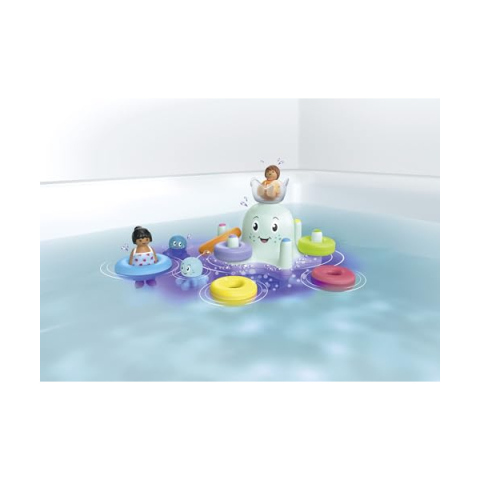 Playmobil Junior Aqua Polipo Colorato con Perle da Bagno Tinti