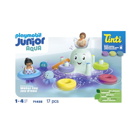 Playmobil Junior Aqua Polipo Colorato con Perle da Bagno Tinti