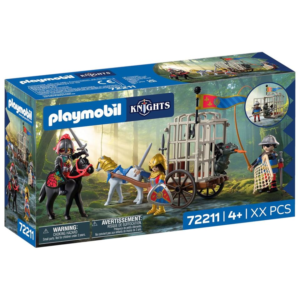 PLAYMOBIL Knights carrozza con drago dai 4 anni