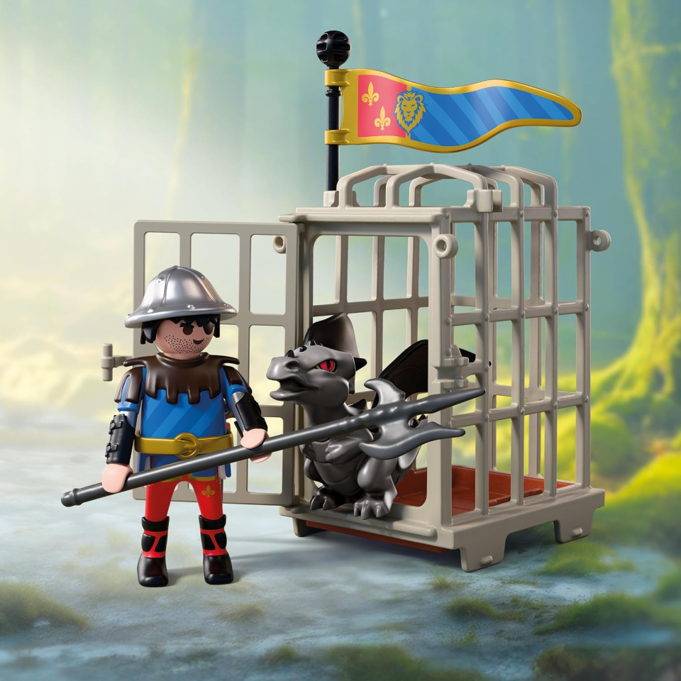PLAYMOBIL Knights carrozza con drago dai 4 anni