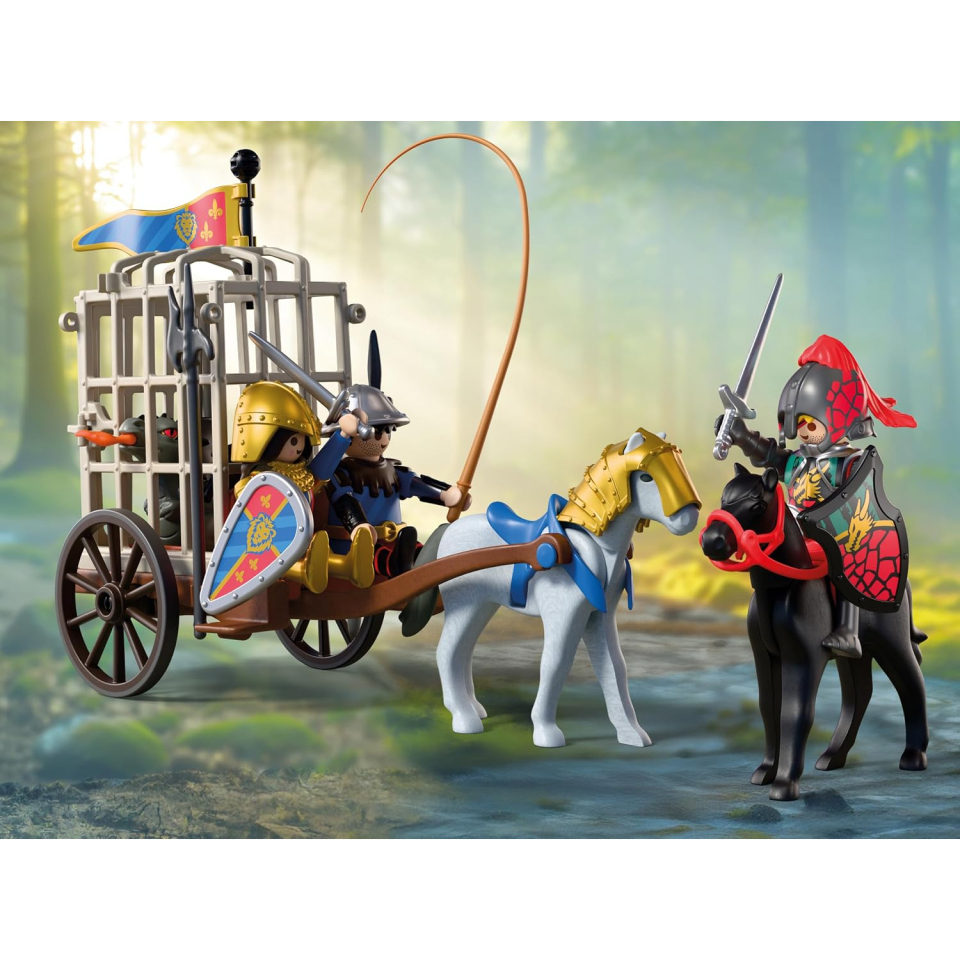 PLAYMOBIL Knights carrozza con drago dai 4 anni