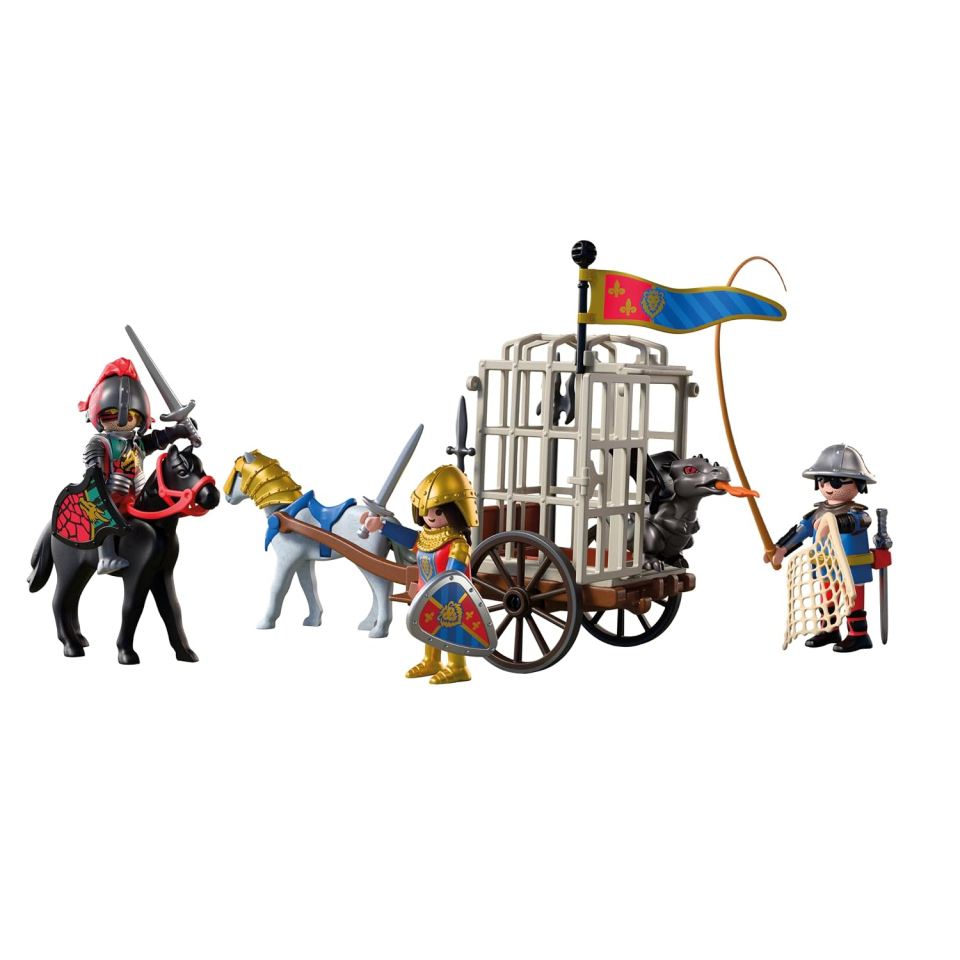 PLAYMOBIL Knights carrozza con drago dai 4 anni