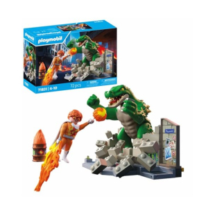 Playmobil Knights – Sfida Eroica con Lucertola Gigante