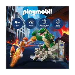Playmobil Knights – Sfida Eroica con Lucertola Gigante