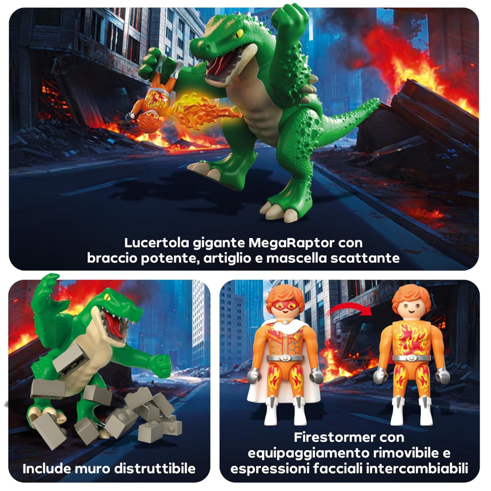 Playmobil Knights – Sfida Eroica con Lucertola Gigante