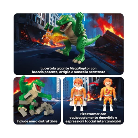 Playmobil Knights – Sfida Eroica con Lucertola Gigante