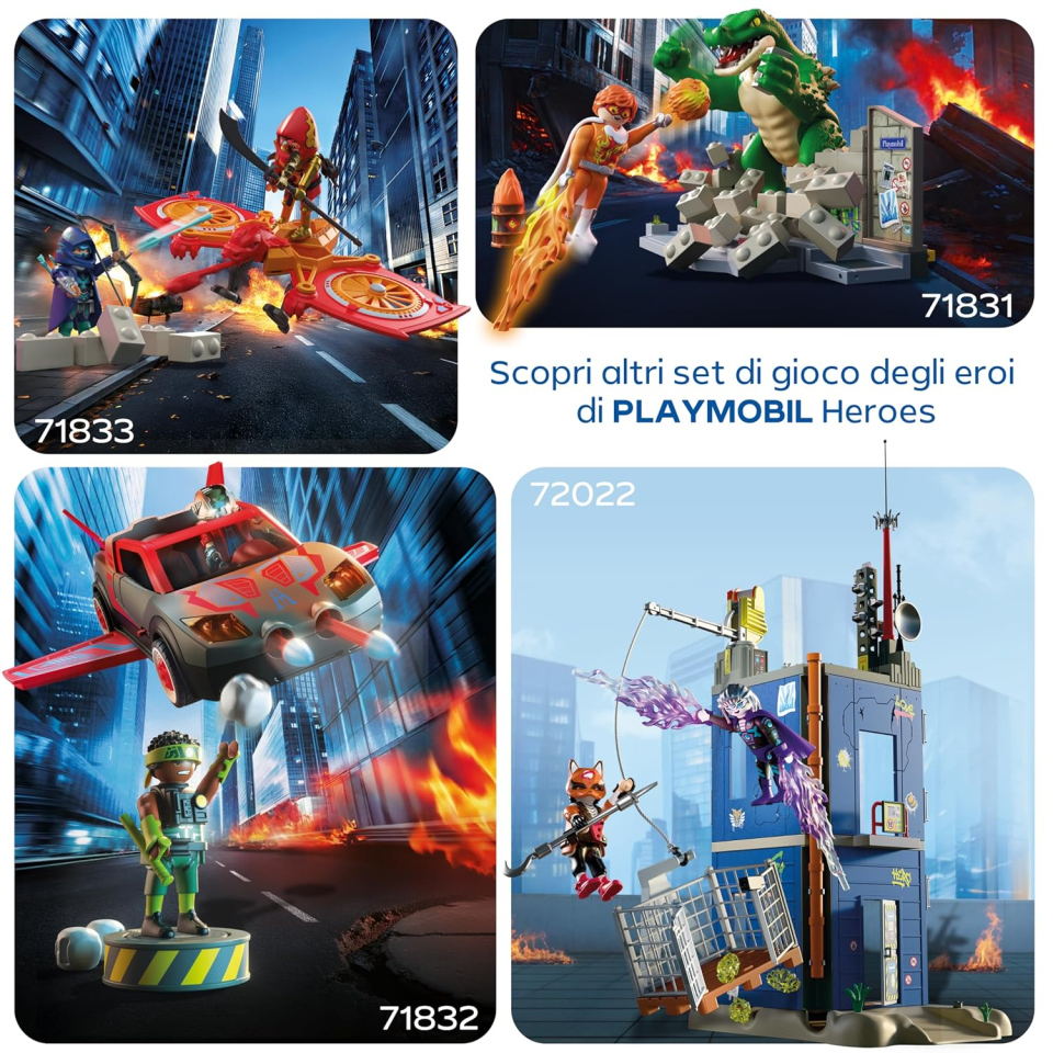 Playmobil Knights – Sfida Eroica con Lucertola Gigante