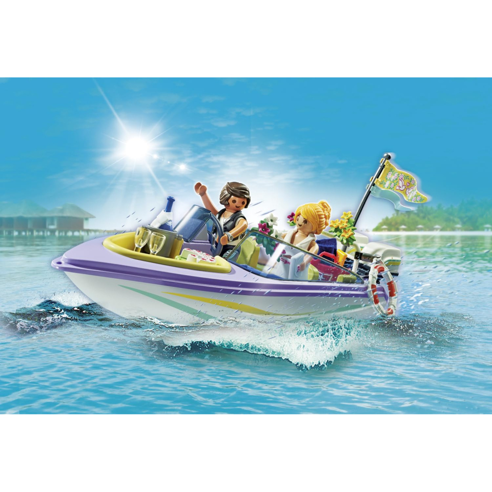 Playmobil City Life 71366 Motoscafo degli Sposi