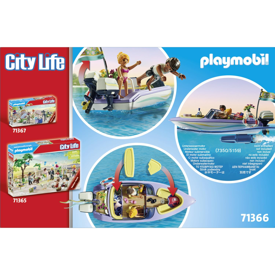 Playmobil City Life 71366 Motoscafo degli Sposi