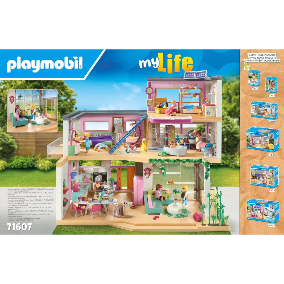 Playmobil myLife Villa 71607 – Casa componibile da 326 pezzi