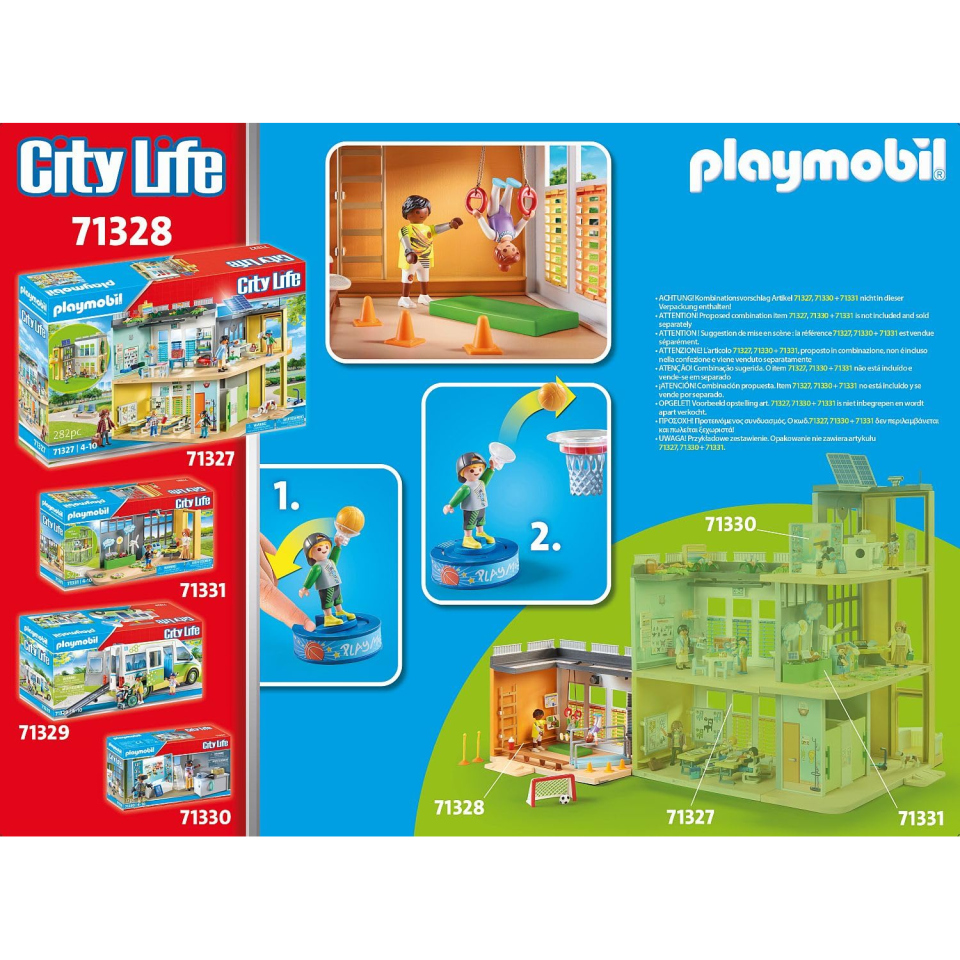 Playmobil City Life 71328 – Palestra Attrezzata Multisport