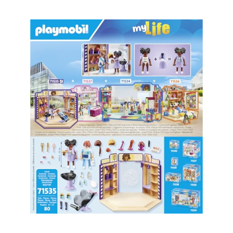 Playmobil myLife Parrucchiera 71535 – Salone con Accessori