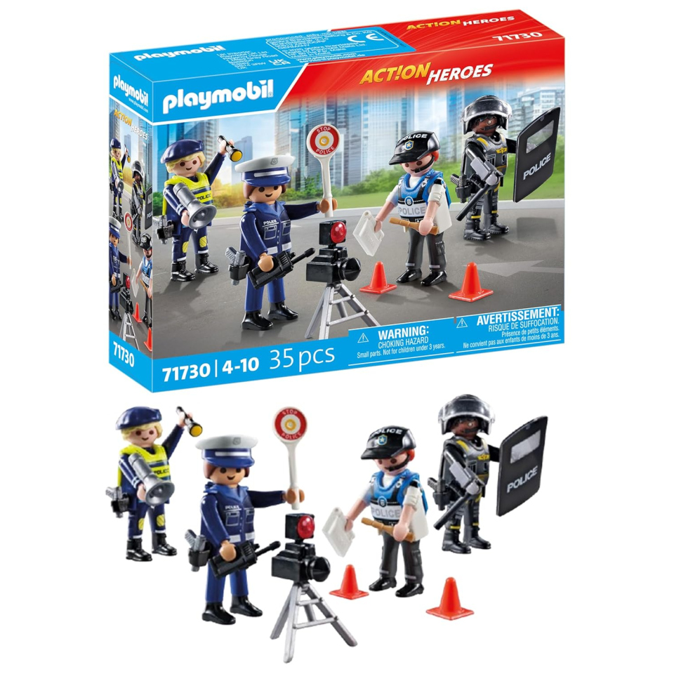 Playmobil Set Personaggi Polizia 71730 – Action Heroes