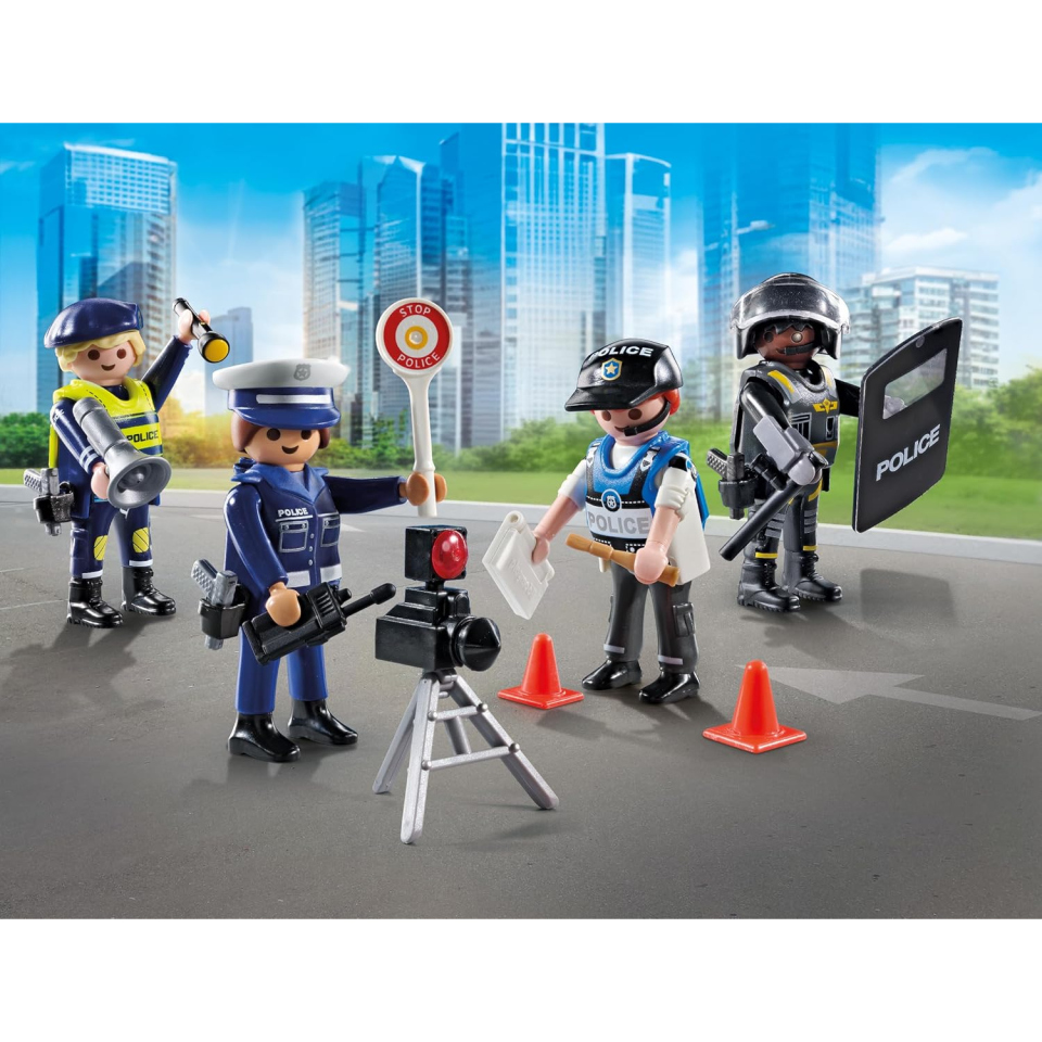 Playmobil Set Personaggi Polizia 71730 – Action Heroes