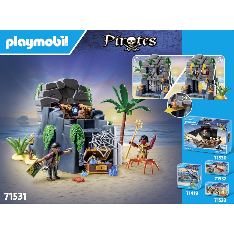 Playmobil Pirates 71531 – Isola del Teschio di Cristallo