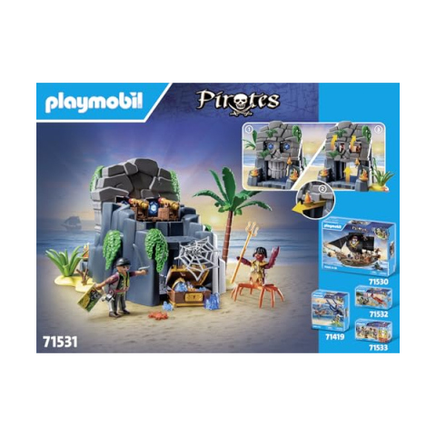 Playmobil Pirates 71531 – Isola del Teschio di Cristallo