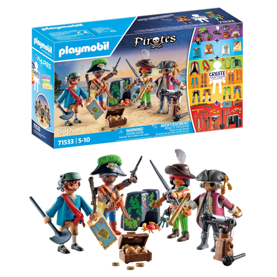 Playmobil Pirates MyFigures 71533 – Set Pirati Personalizzabili