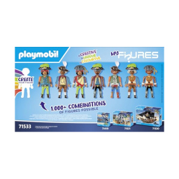 Playmobil Pirates MyFigures 71533 – Set Pirati Personalizzabili
