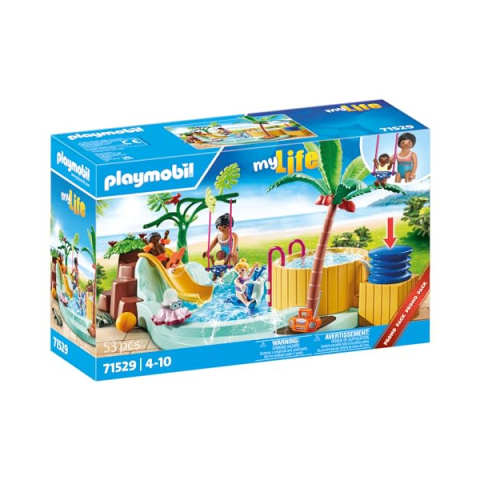 Playmobil City Life 71529 – Piscina con Idromassaggio e Scivolo