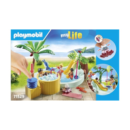Playmobil City Life 71529 – Piscina con Idromassaggio e Scivolo
